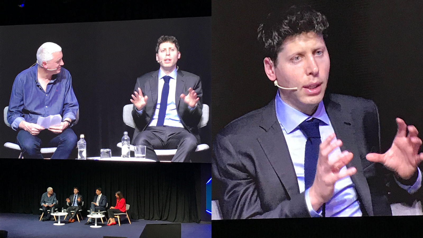 Sam Altman durante su intervención en IE University en Madrid Sam Altman durante su intervención en IE University en Madrid