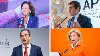 Ana Botín (Banco Santander), Carlos Torres Vila (BBVA), Gonzalo Gortázar (Caixabank) y María Dolores Dancausa (Bankinter) Ana Botín (Banco Santander), Carlos Torres Vila (BBVA), Gonzalo Gortázar (Caixabank) y María Dolores Dancausa (Bankinter)