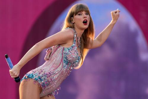 Taylor Swift en un concierto de Era s Tour en Cincinnati