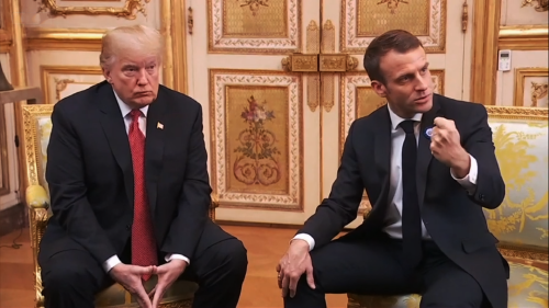 Donald Trump y Emmanuel Macron.png