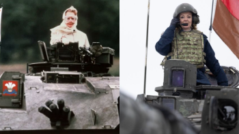 Thatcher en 1986 y Truzz en 2021
