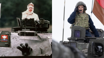 Thatcher en 1986 y Truzz en 2021 Thatcher en 1986 y Truzz en 2021