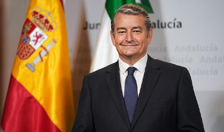 Antonio Sanz Cabello, consejero de Presidencia, Interior, Diálogo Social y Simplificación Administrativa de la Junta de Andalucía. Antonio Sanz Cabello, consejero de Presidencia, Interior, Diálogo Social y Simplificación Administrativa de la Junta de Andalucía.