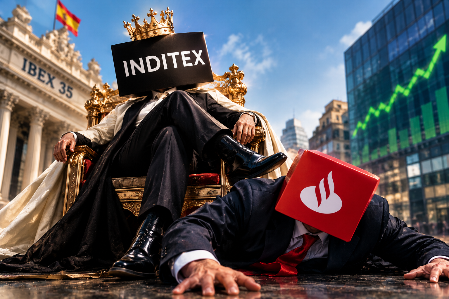 Inditex reina sobre el IBEX 35
