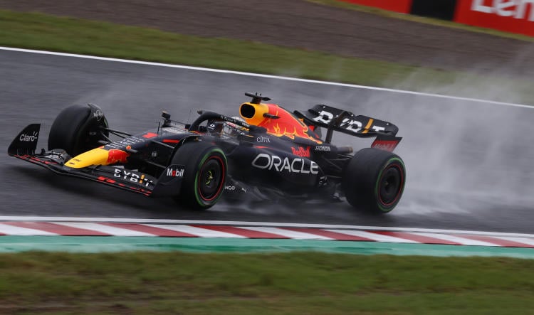 Max Verstappen en el Gran Premio de Japón