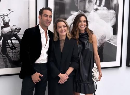 Marta Ortega en una imagen de Instagram en el perfil de Eugenia Silva con la modelo y Jon Kortajarena