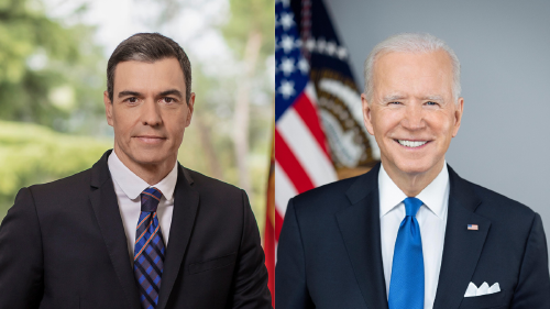 Pedro Sánchez y Joe Biden Pedro Sánchez y Joe Biden