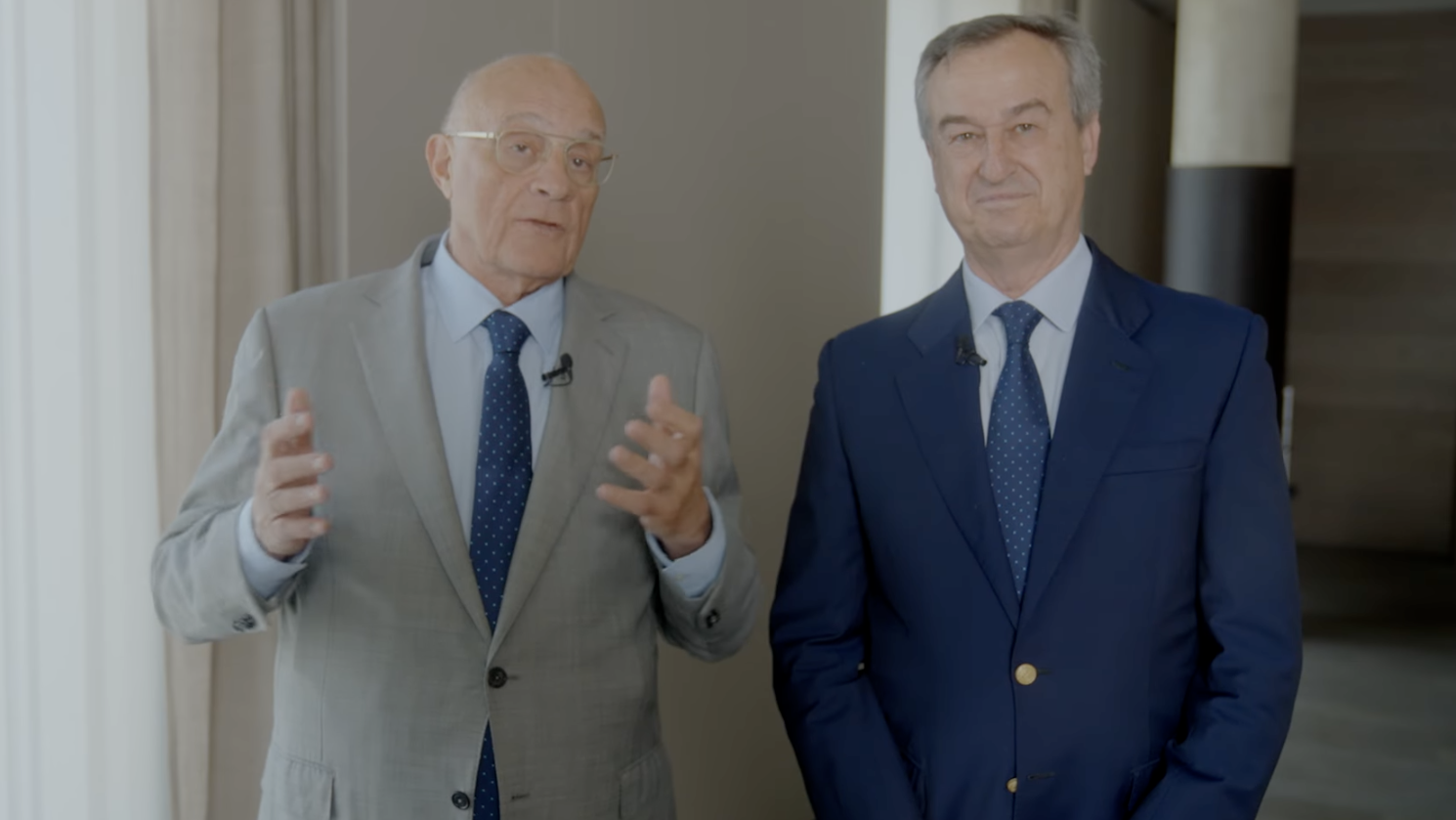 Josep Oliu (presidente de Banco Sabadell) y César González Bueno (CEO de Banco Sabadell) Josep Oliu (presidente de Banco Sabadell) y César González Bueno (CEO de Banco Sabadell)