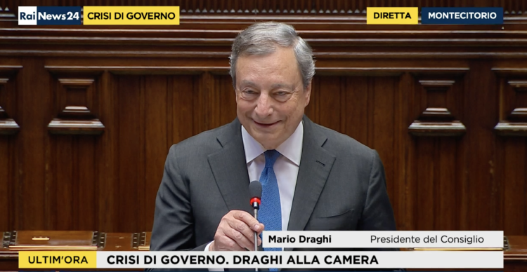 Mario Draghi Parlamento