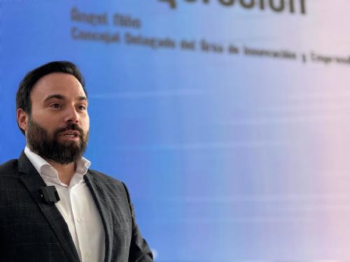 Ángel Niño, concejal delegado del Área de Innovación y Emprendimiento del Ayuntamiento de Madrid. Ángel Niño, concejal delegado del Área de Innovación y Emprendimiento del Ayuntamiento de Madrid.