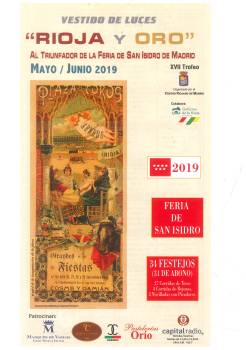 CARTEL XVII VESTIDO DE LUCES RIOJA Y ORO   2019 (1)