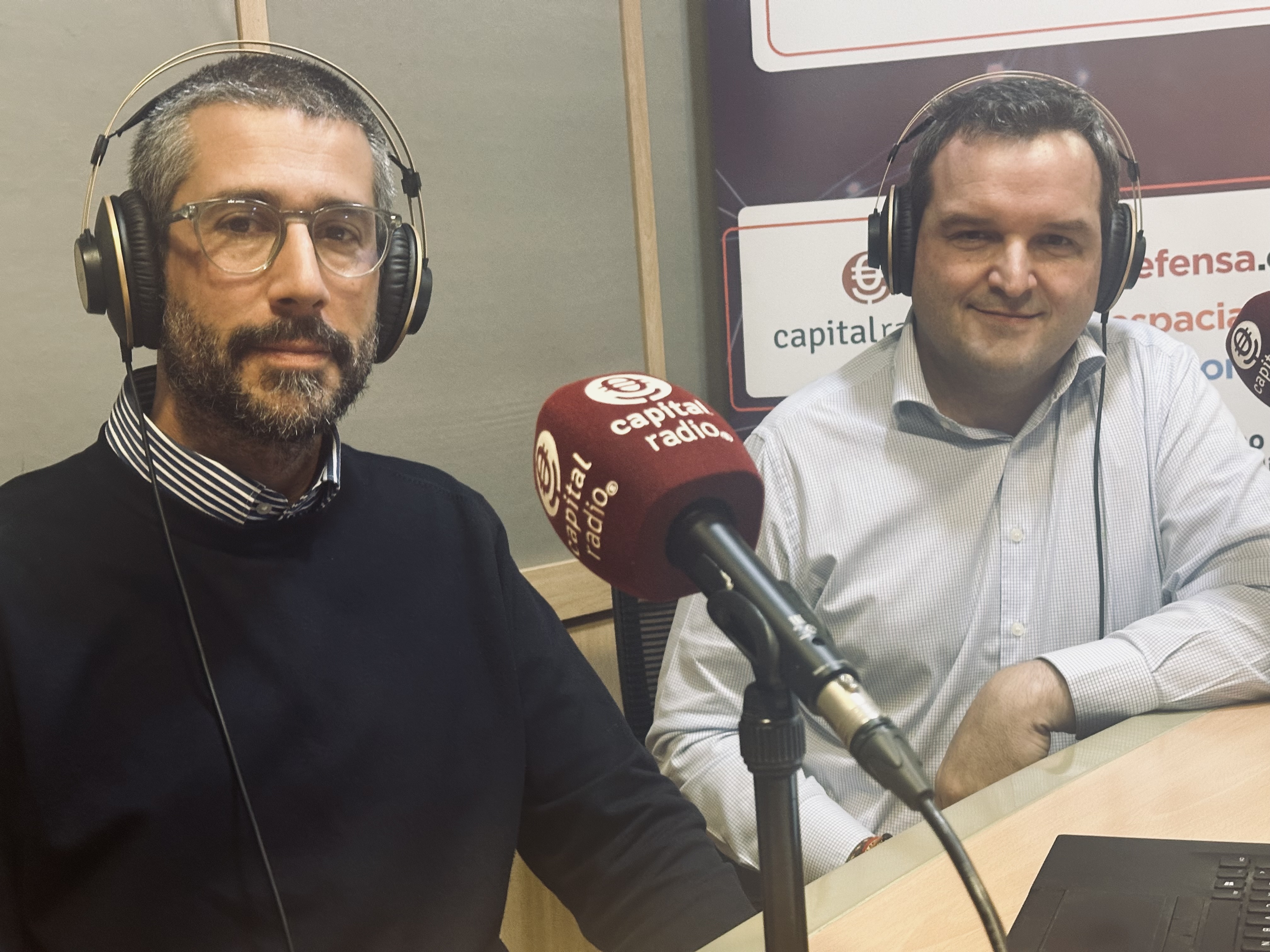 Joan Farnós, responsable de tecnologías duales del BSC, y Jorge San José García, director de NGWS y responsable del programa FCAS en Indra Joan Farnós, responsable de tecnologías duales del BSC, y Jorge San José García, director de NGWS y responsable del programa FCAS en Indra