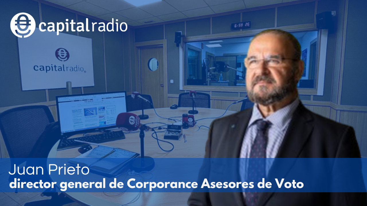 Juan Prieto, director general de Corporance Asesores de Voto Juan Prieto, director general de Corporance Asesores de Voto