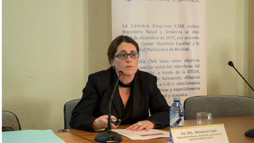 Montserrat Espín, responsable del Departamento de Descarbonización en el Transporte Marítimo de Bureau Veritas.