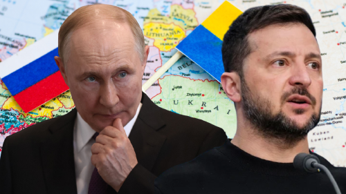 Putin y Zelenski Putin y Zelenski