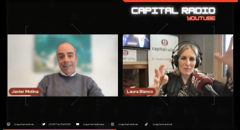 Javier Molina durante Hora Trading Javier Molina durante Hora Trading