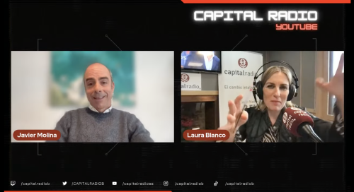 Javier Molina durante Hora Trading Javier Molina durante Hora Trading