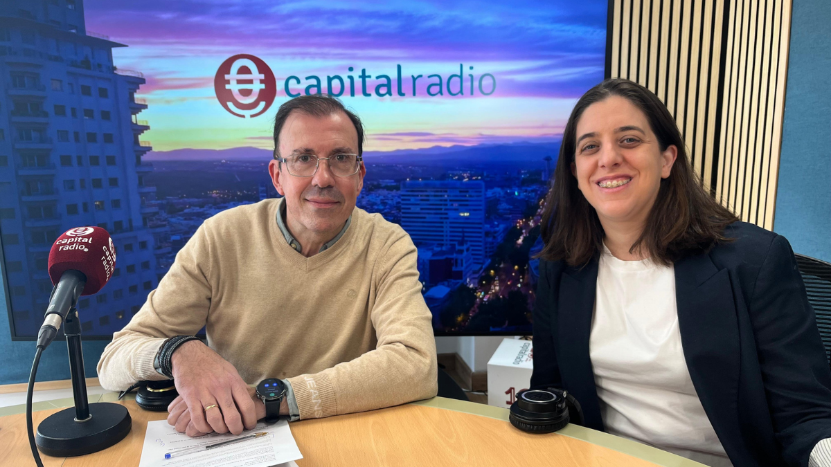 Miguel Sanmart&iacute;n, director de Antena en Capital Radio; y &Aacute;ngela Escobar Mimbrera, CEO de Laguun.