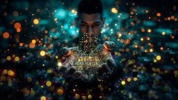 digital art ai technology background digital art ai technology background