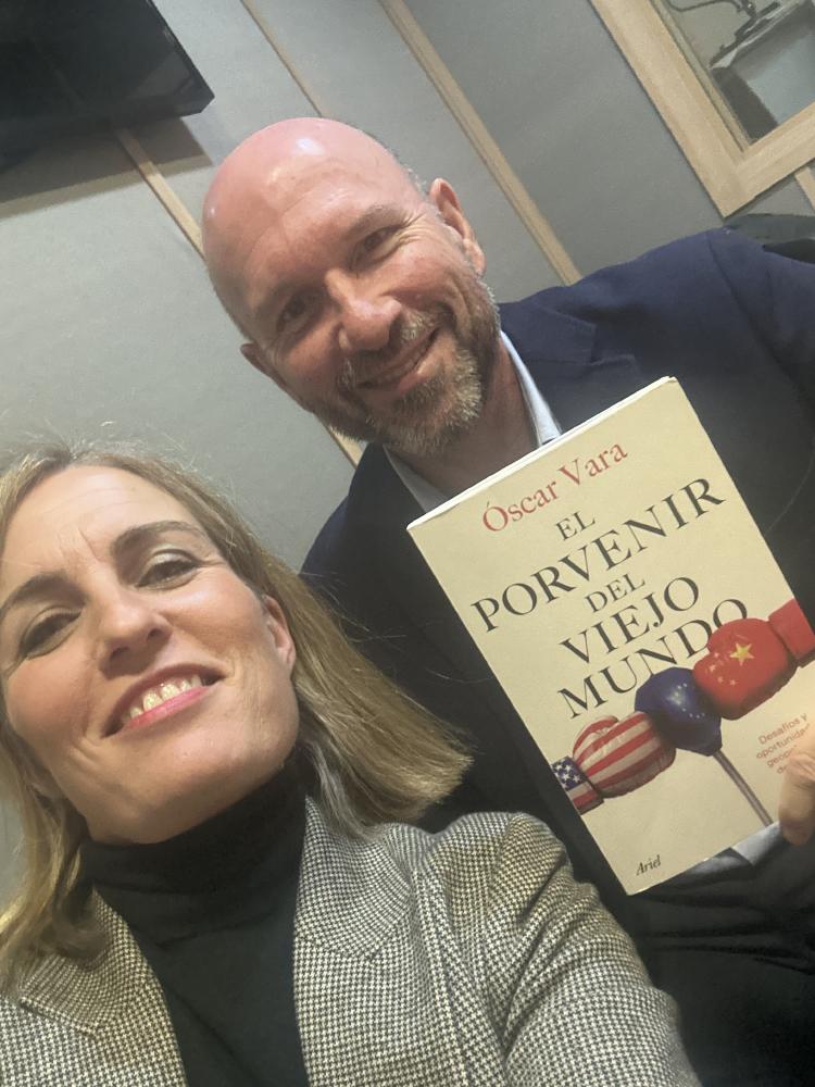Óscar Vara con Laura Blanco Óscar Vara con Laura Blanco