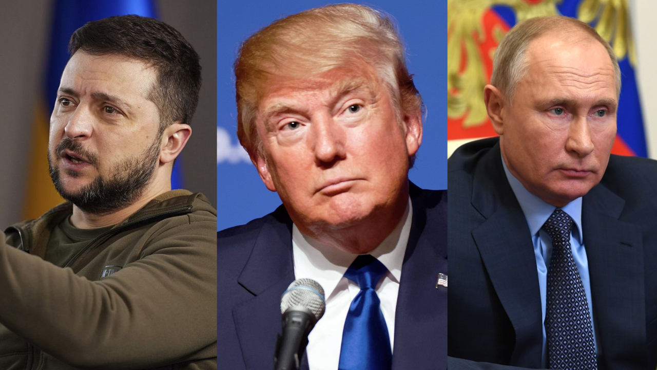 Zelenski, Trump, Putin