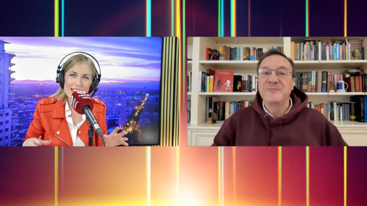 Laura Blanco y Jos&eacute; Luis Cava durante la entrevista de este mi&eacute;rcoles en Capital Radio.