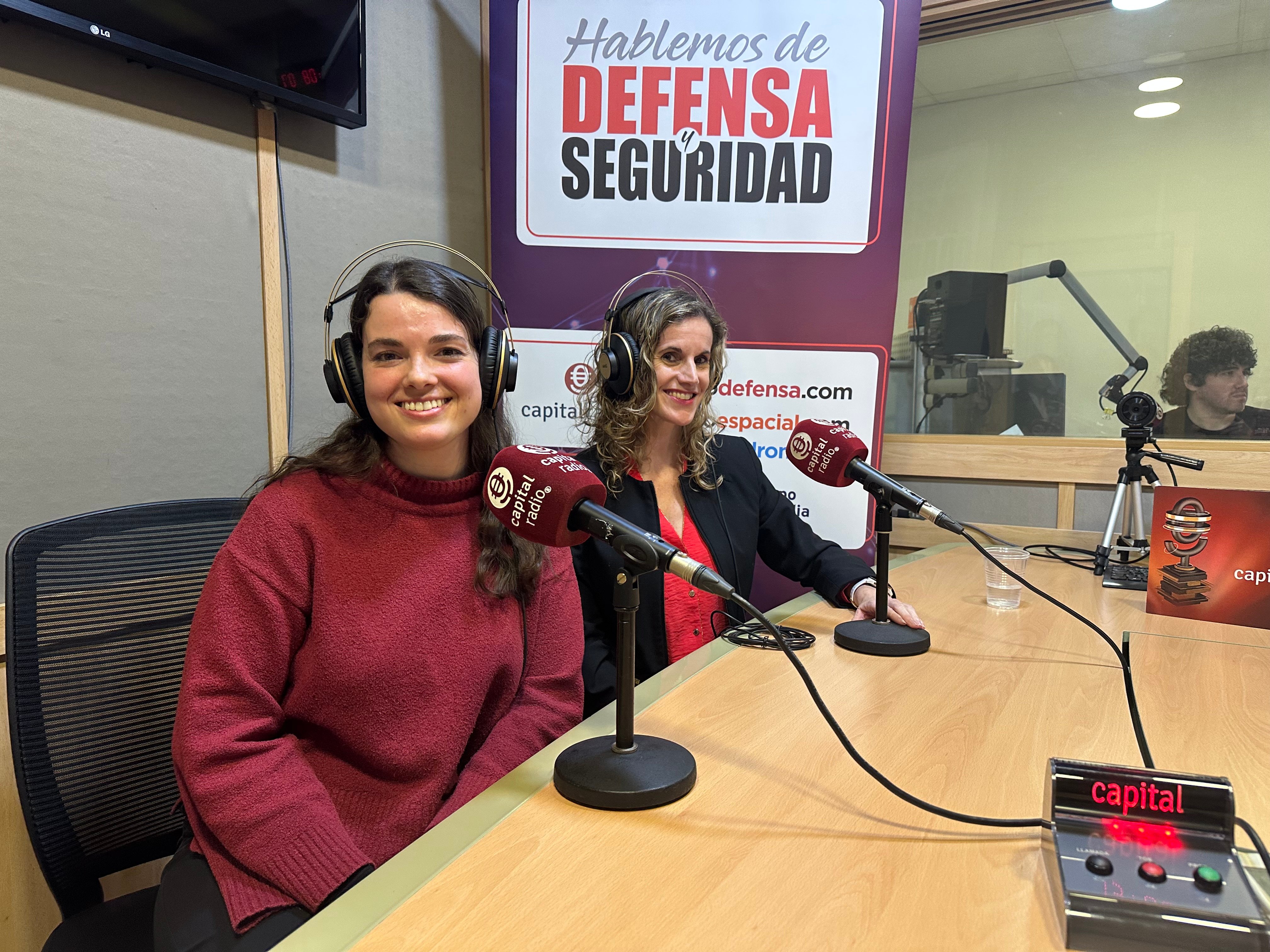 Belén Rosa (Thales) y Silvia Arenas (Airbus)