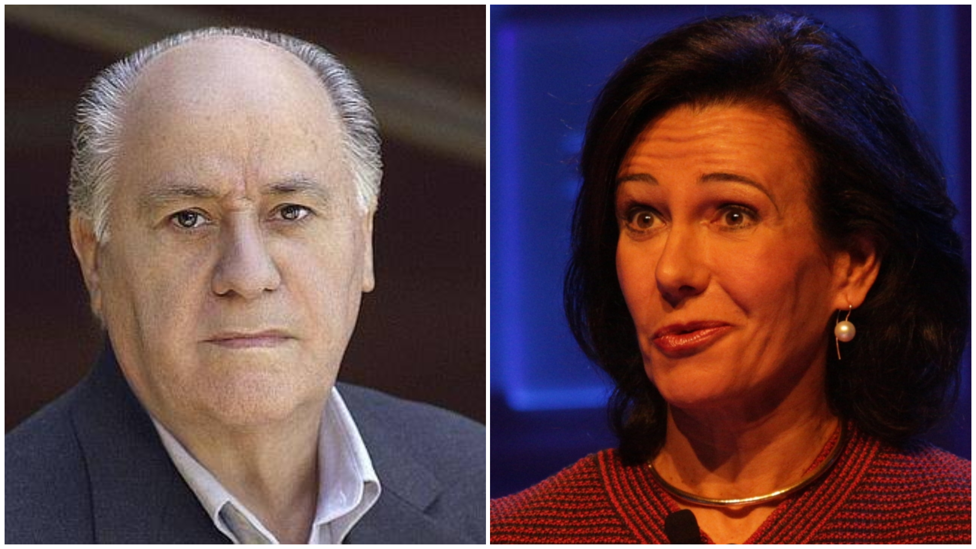 Amancio Ortega y Ana Botín Amancio Ortega y Ana Botín
