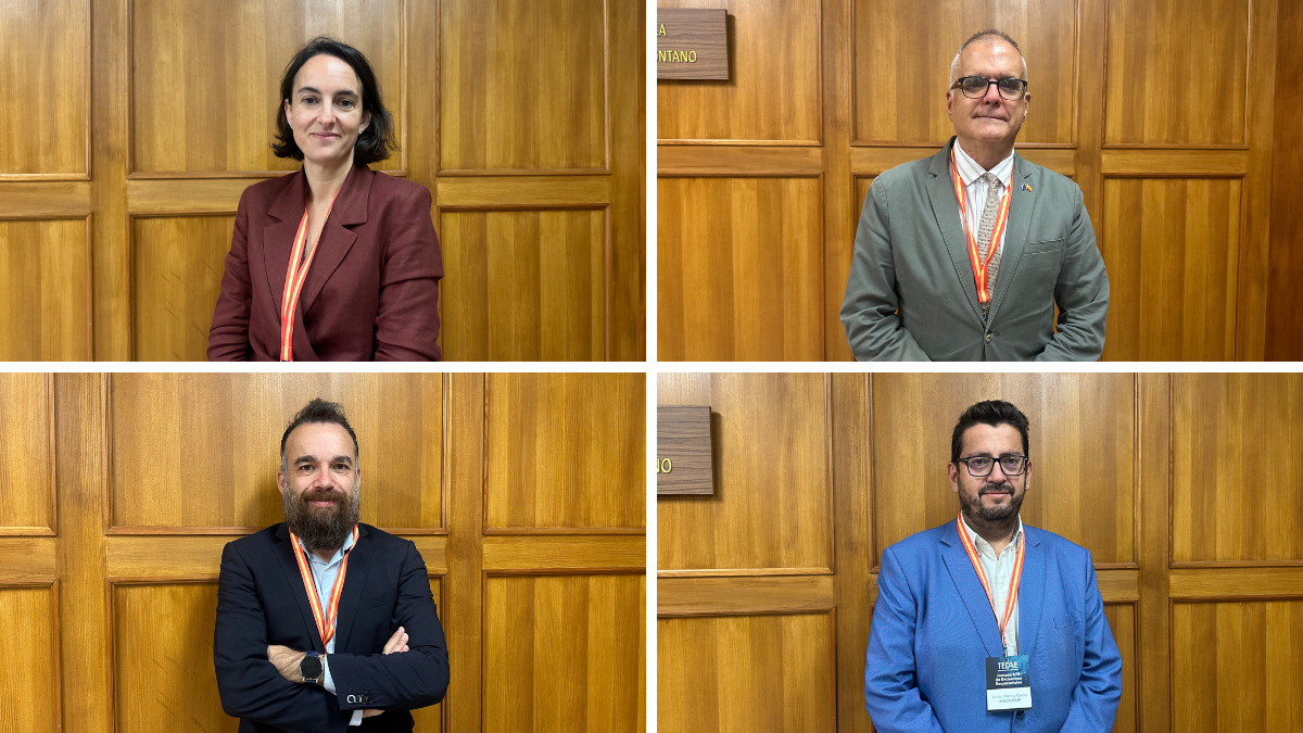 (De izquierda a derecha y de arriba a abajo) Elisa Posadas de Antalis, Sebasti&aacute;n Puig de RMT Logistics, Diego Fern&aacute;ndez de Exceltic y Viriato Merino de Innovasur