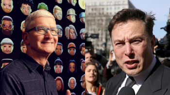 Tim Cook y Elon Musk Tim Cook y Elon Musk