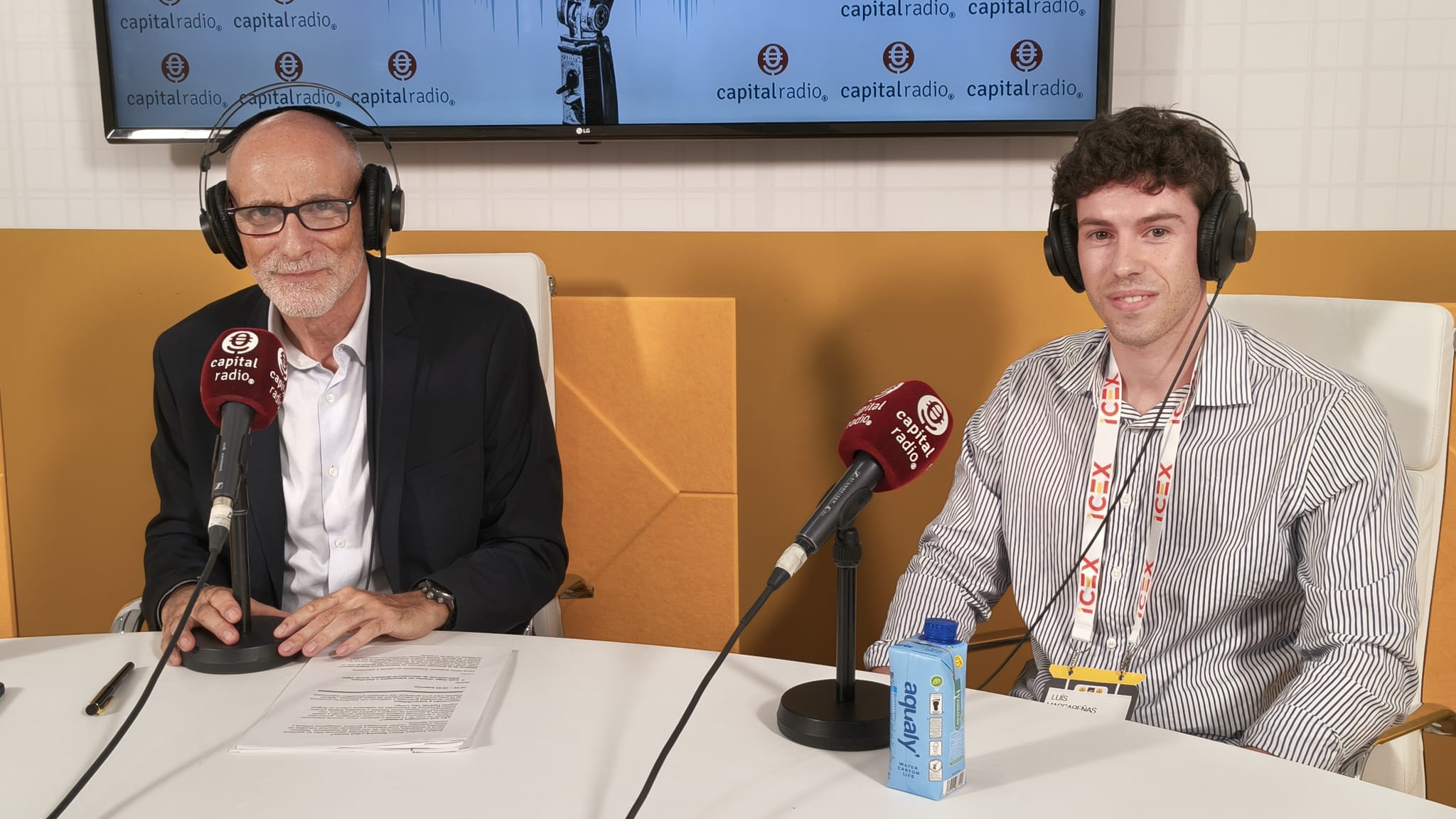Chimo Ortega, director de Movilidad sobre Ruedas; y Luis Vega, director de Admisiones y Estrategia Internacional de International Medicine Group (IMG).