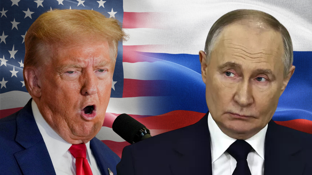 Donald Trump y Vladimir Putin. Donald Trump y Vladimir Putin.