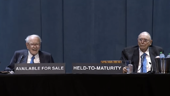 Warren Buffett y Charlie Munger el 6 de mayo de 2023