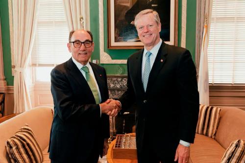 Ignacio Galán_presidente Iberdrola _Gobernador Massachusetts Ignacio Galán_presidente Iberdrola _Gobernador Massachusetts