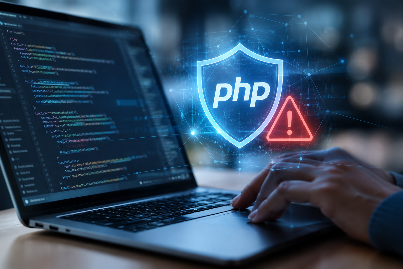 Alerta de ciberseguridad PHP