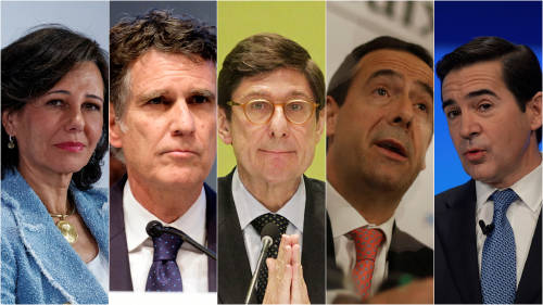 presidentes de bancos ibex