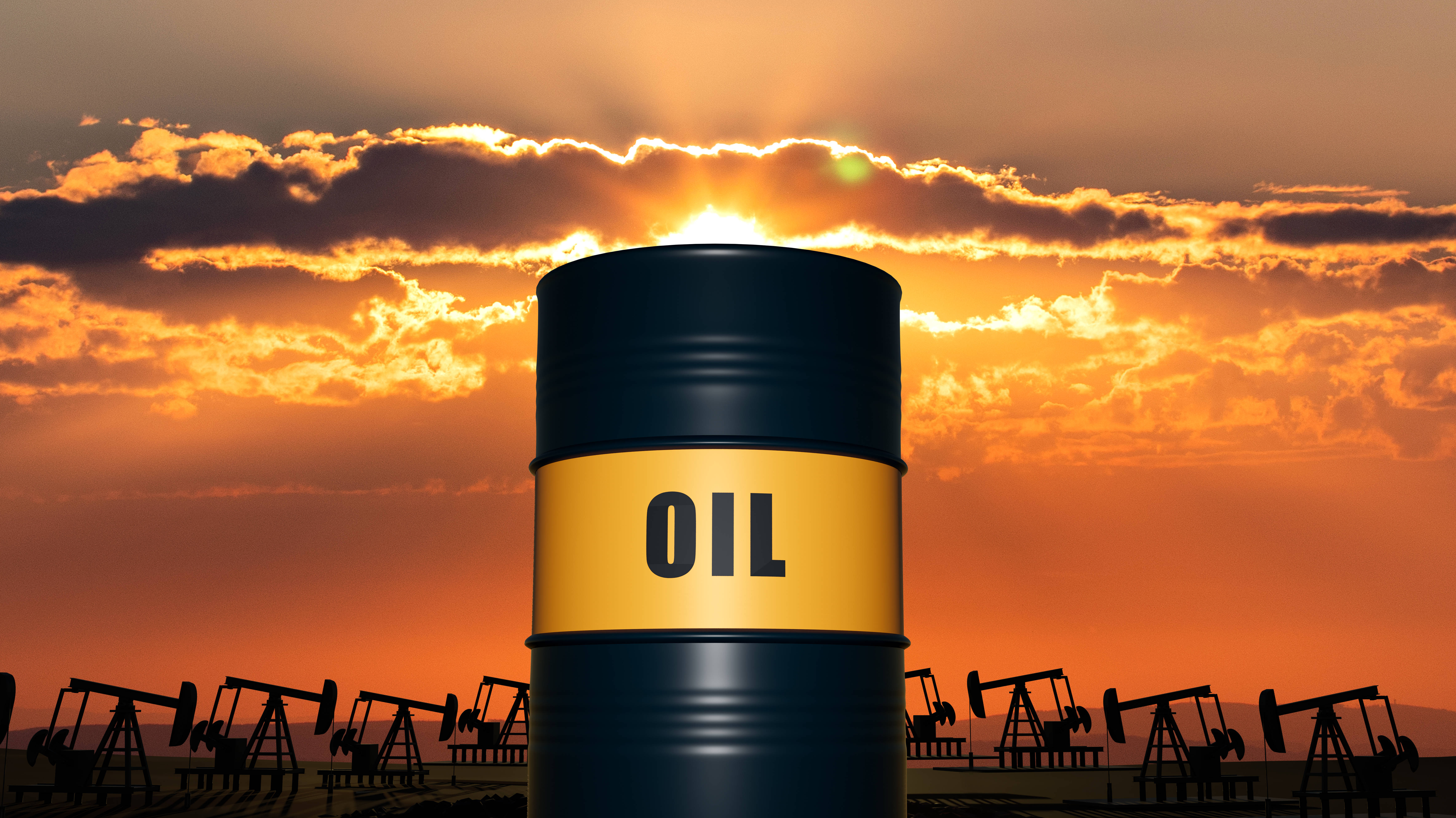 Simulación de barril de petróleo