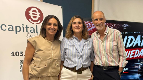Isabel López Rivadulla, directora de Marketing y Comunicación en Signus Ecovalor; Maite Campos, responsable de Atención a Talleres en Signus Ecovalor; y Chimo Ortega, director de Movilidad sobre Ruedas en Capital Radio. Isabel López Rivadulla, directora de Marketing y Comunicación en Signus Ecovalor; Maite Campos, responsable de Atención a Talleres en Signus Ecovalor; y Chimo Ortega, director de Movilidad sobre Ruedas en Capital Radio.