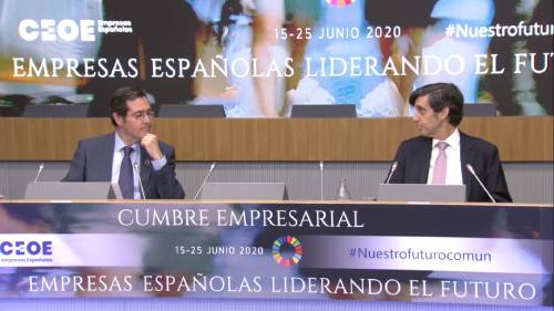 Álvarez Pallete, en la cumbre de la CEOE Álvarez Pallete, en la cumbre de la CEOE