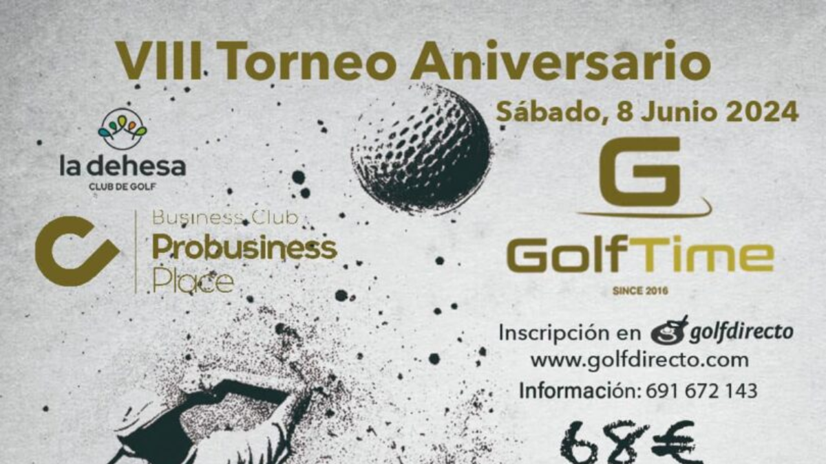 Probusiness Place y Golftime Celebran con Éxito el VIII Torneo Aniversario en el Club de Golf La