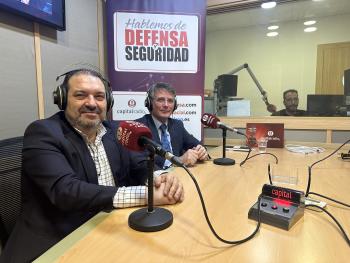 Manuel Martín (Arquimea) y Alfonso Fernández (Alpha Unmanned Systems) Manuel Martín (Arquimea) y Alfonso Fernández (Alpha Unmanned Systems)