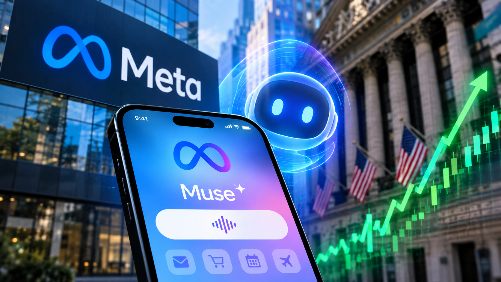 Meta dispara Wall Street por el efecto Muse, su nueva IA