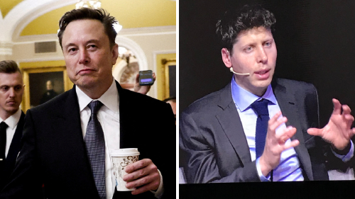 Elon Musk y Sam Altman Elon Musk y Sam Altman