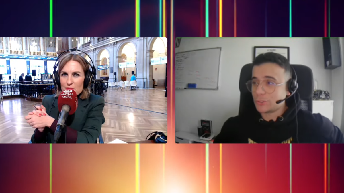 Laura Blanco y Franco Macchiavelli durante el Consultorio de Bolsa de este martes.