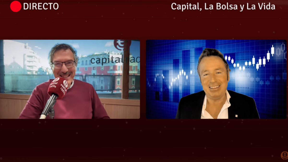 Luis Vicente Muñoz y Alberto Iturralde en el Consultorio de Bolsa de Capital Radio del viernes 18 de octubre de 2024. Luis Vicente Muñoz y Alberto Iturralde en el Consultorio de Bolsa de Capital Radio del viernes 18 de octubre de 2024.