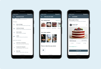 Native ad creation Whatsapp