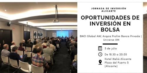 Jornada de Inversión Alicante 3 de julio Jornada de Inversión Alicante 3 de julio