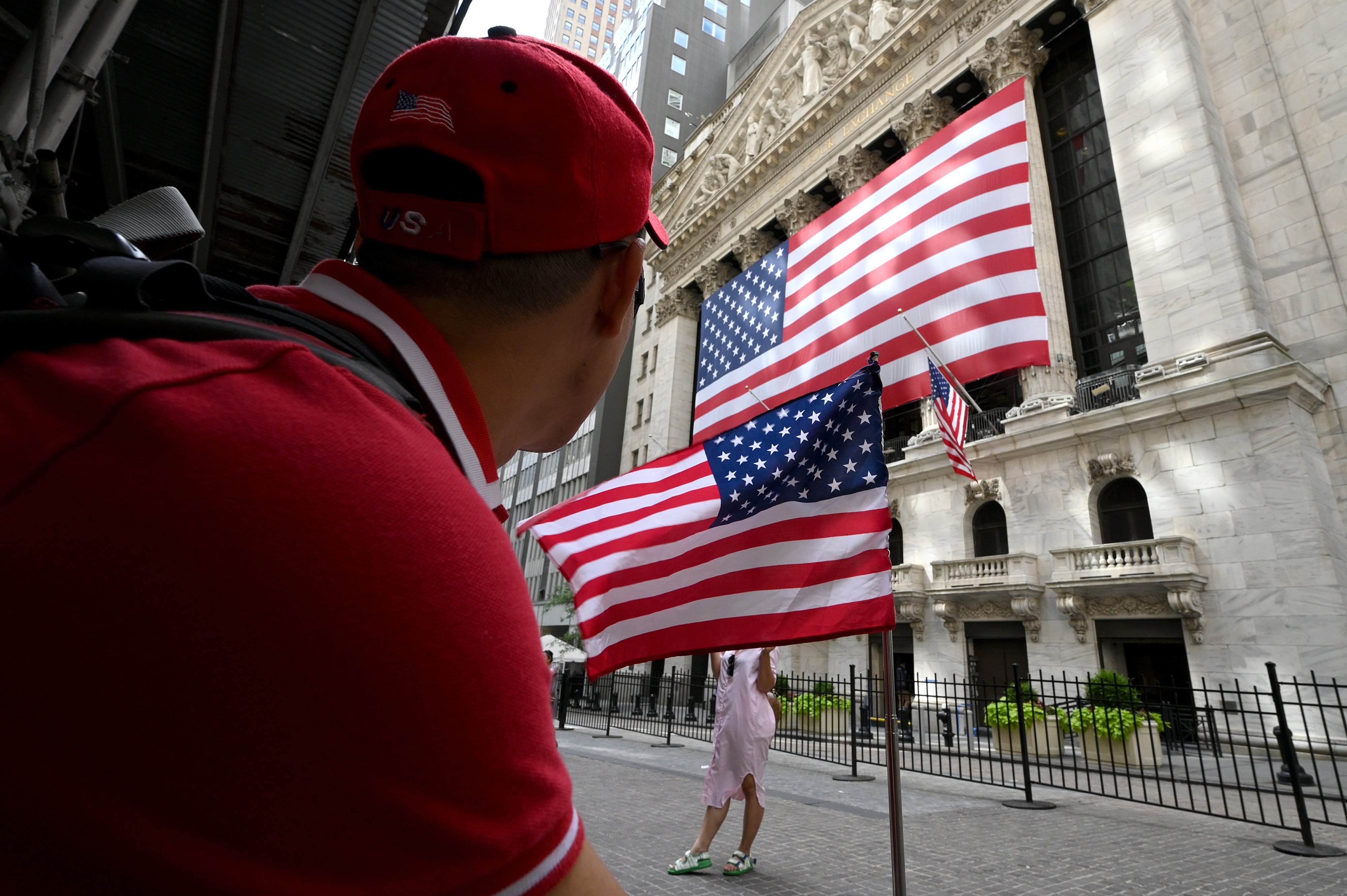 Fachada de la NYSE en Wall Street