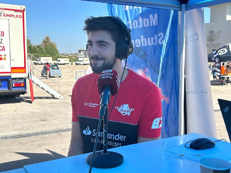 Javier Quirós, estudiante de Ingeniería Aeroespacial de la Universidad Europea.