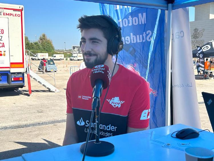 Javier Quirós, estudiante de Ingeniería Aeroespacial de la Universidad Europea. Javier Quirós, estudiante de Ingeniería Aeroespacial de la Universidad Europea.